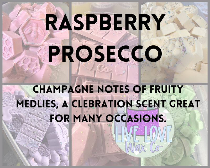 Raspberry Prosecco Wax Melts - 4.28