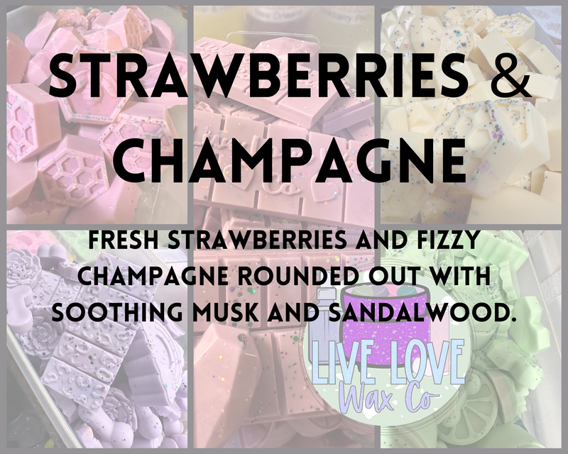Strawberries & Champagne Wax Melts - 4.28