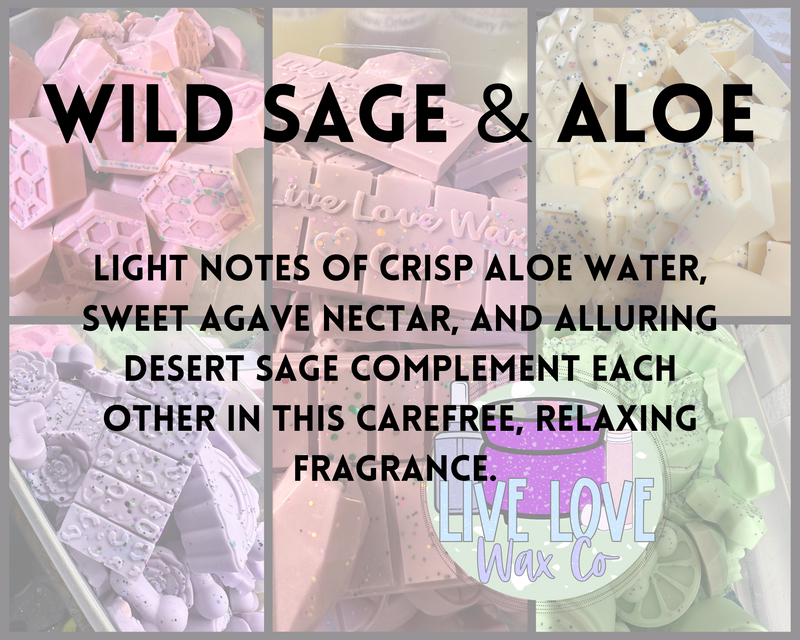 Wild Sage & Aloe Wax Melts - 4.28